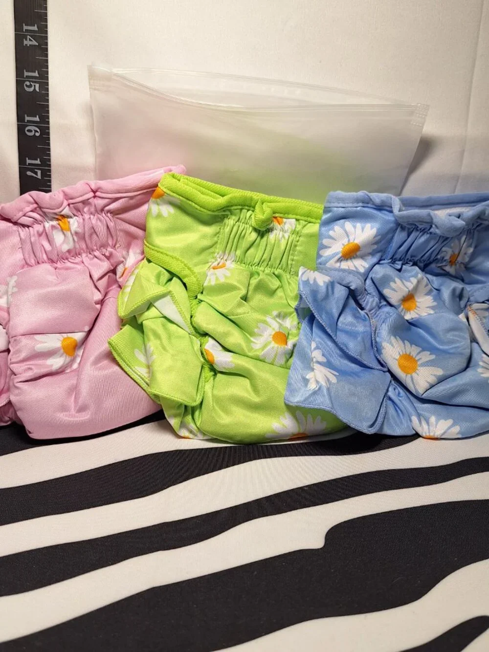 NWT Reusable Dog Diapers Female, Pack of 3